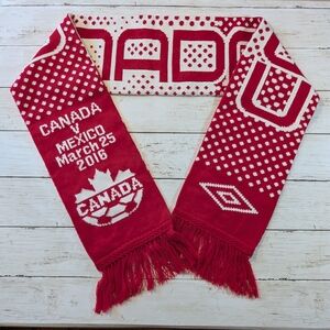 Canada vs Mexico March 25, 2016 Commemorative Soccer Scarf | FIFA WCQ Umbro